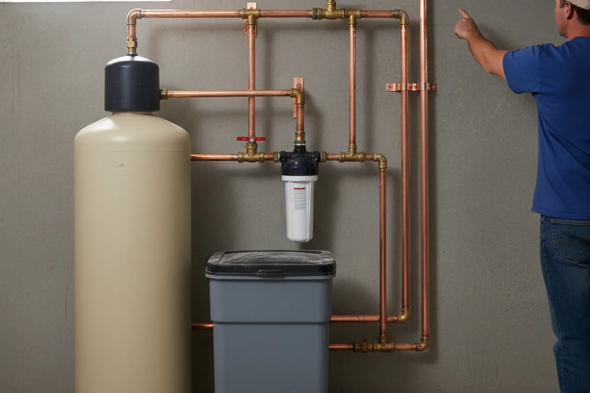 Whole-house water treatment system installed in New Madison
